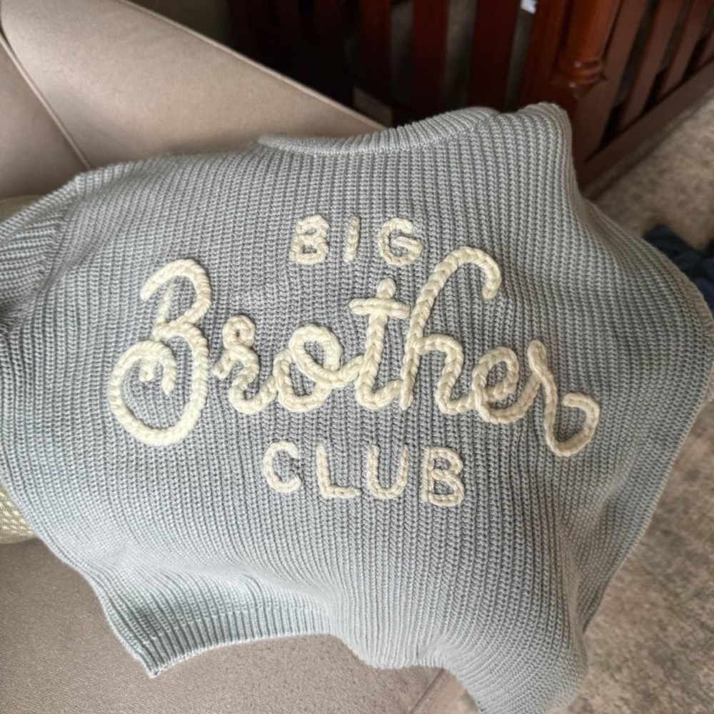 Big Brother Club knit sweater